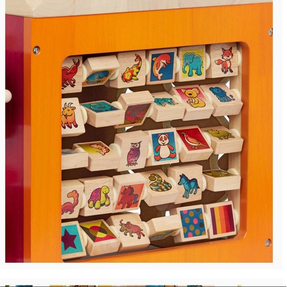 Zany Zoo  Wooden Activity Cube by B. Toys - Picture 6 of 16